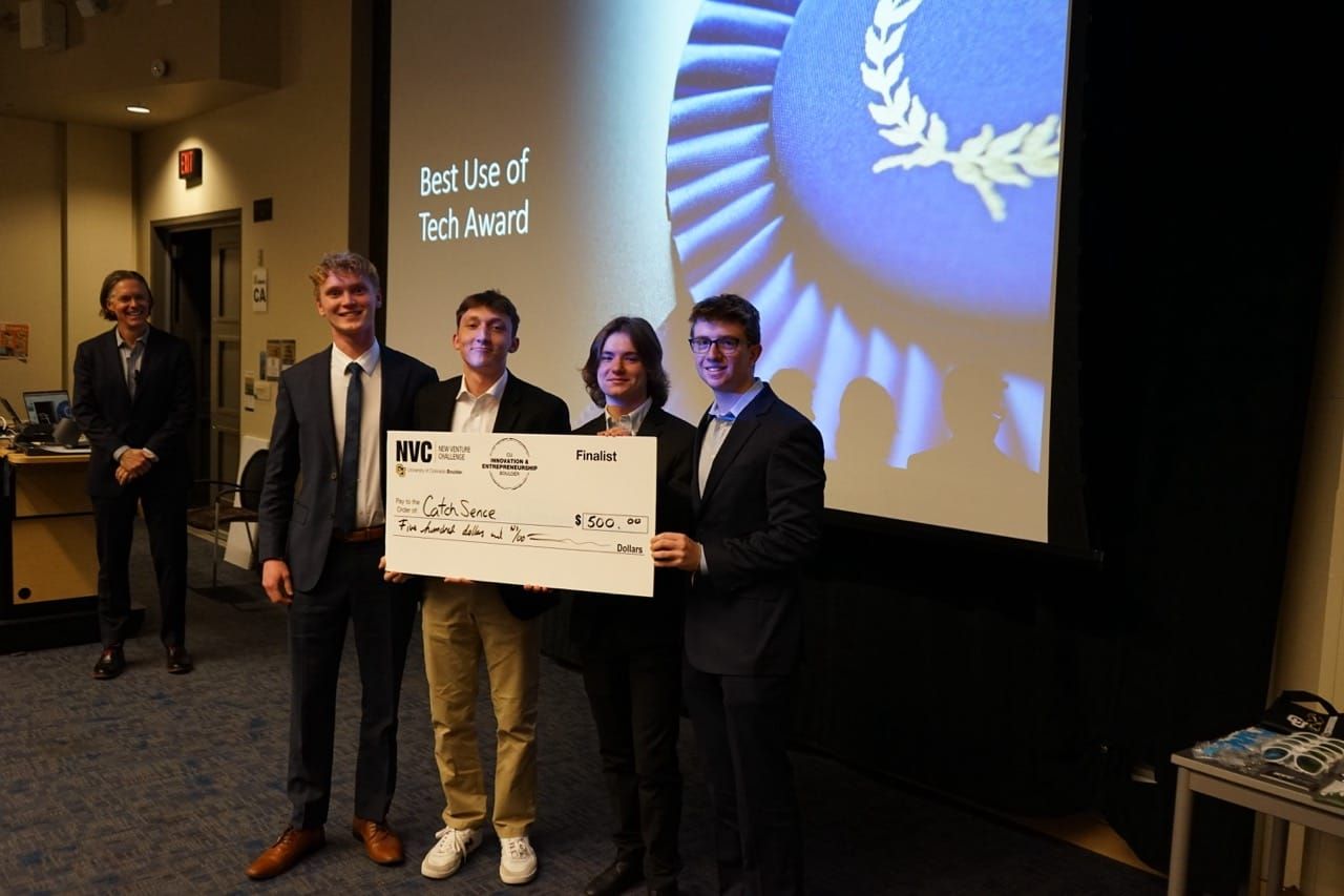 Winners announced on stage, 2024